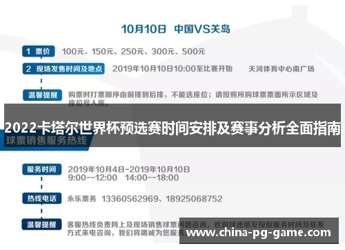 2022卡塔尔世界杯预选赛时间安排及赛事分析全面指南