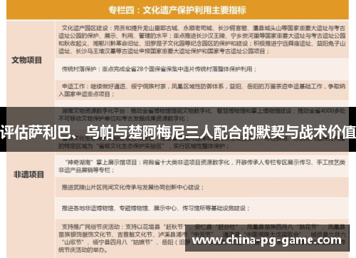 评估萨利巴、乌帕与楚阿梅尼三人配合的默契与战术价值